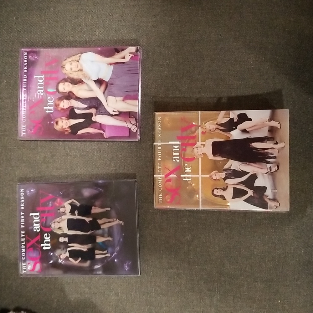 Sex and the city 1st, 3rd & 4th season